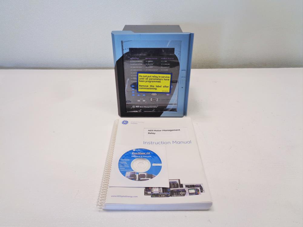 GE Multilin 469 Motor Management Relay 469-P5-HI-A20-E with SR469-Case